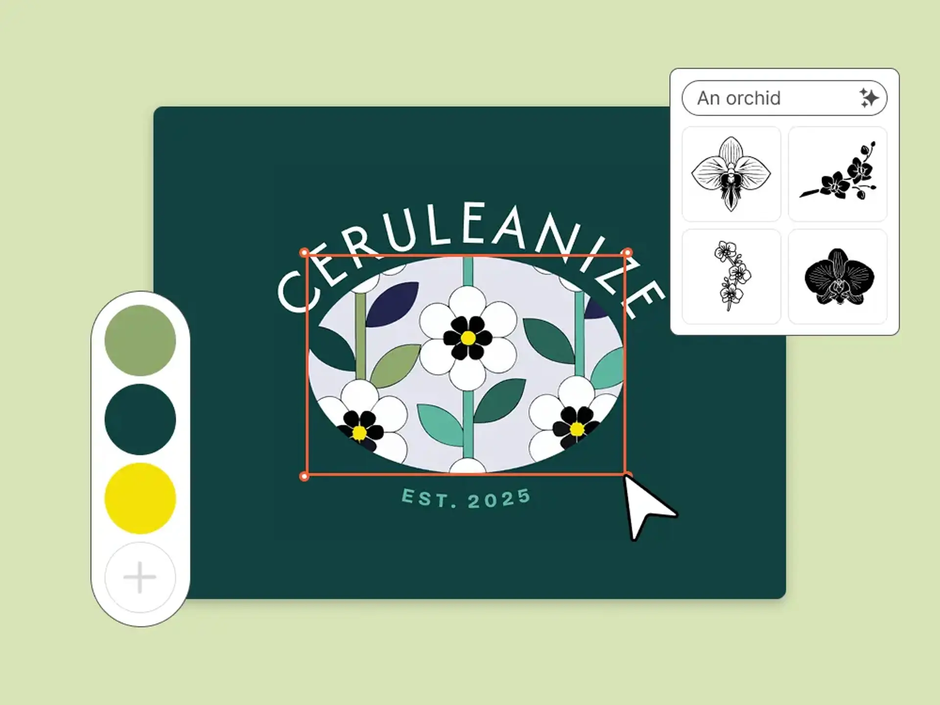 Customize your new logo