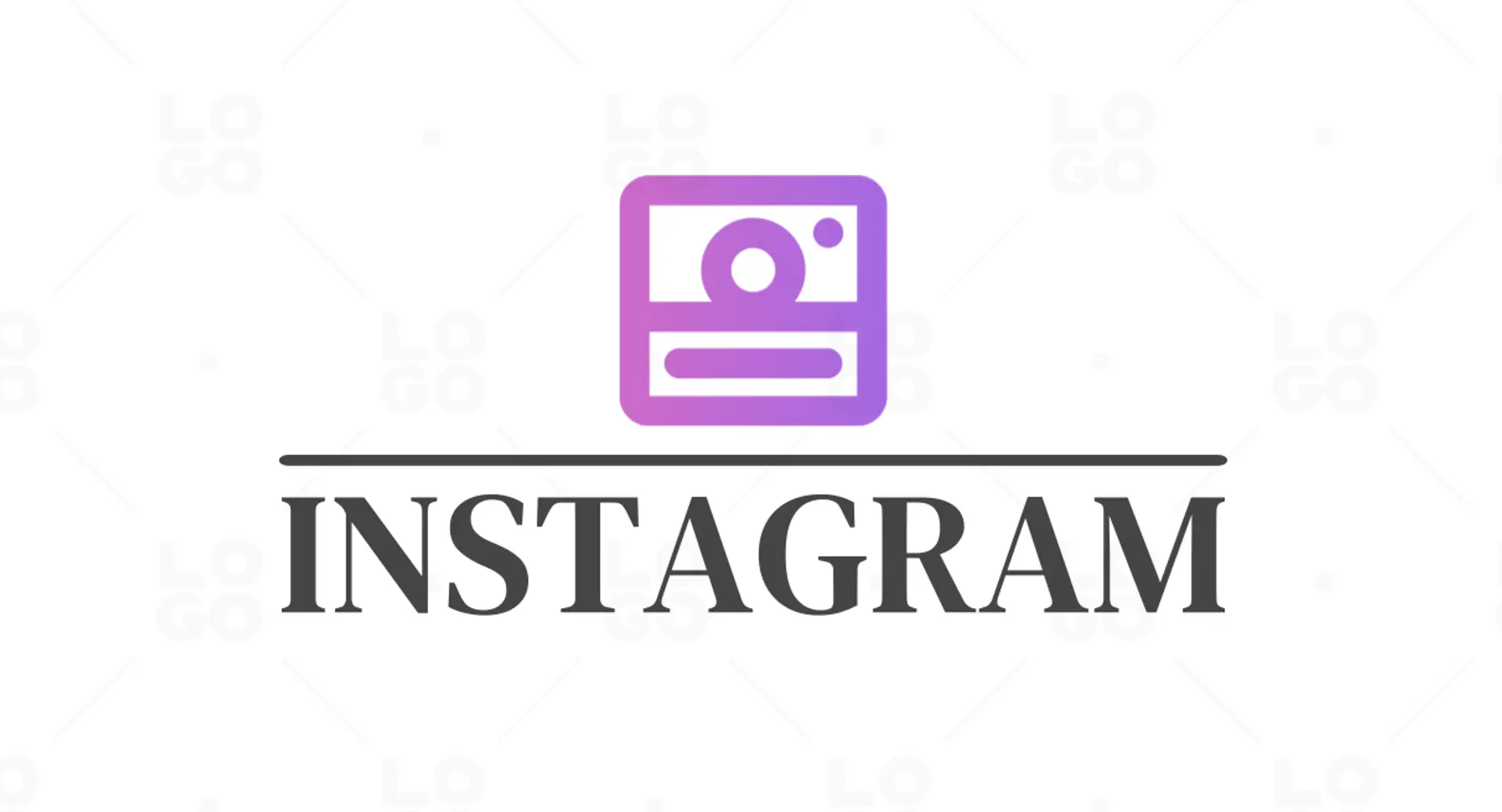 Instagram logo variation